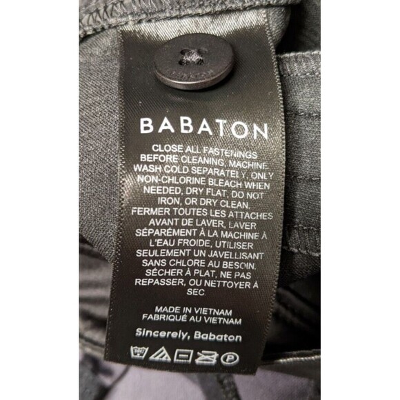 Gorgeous Artitzia BABATON Cropped Black Vegan Leather Trouser Pant SZ 6 - Picture 13 of 14